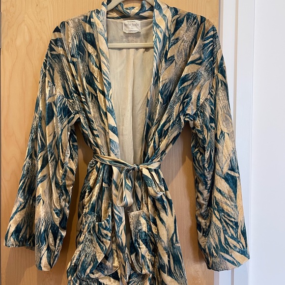 Forte Forte printed velvet belted jacket M - Picture 2 of 7